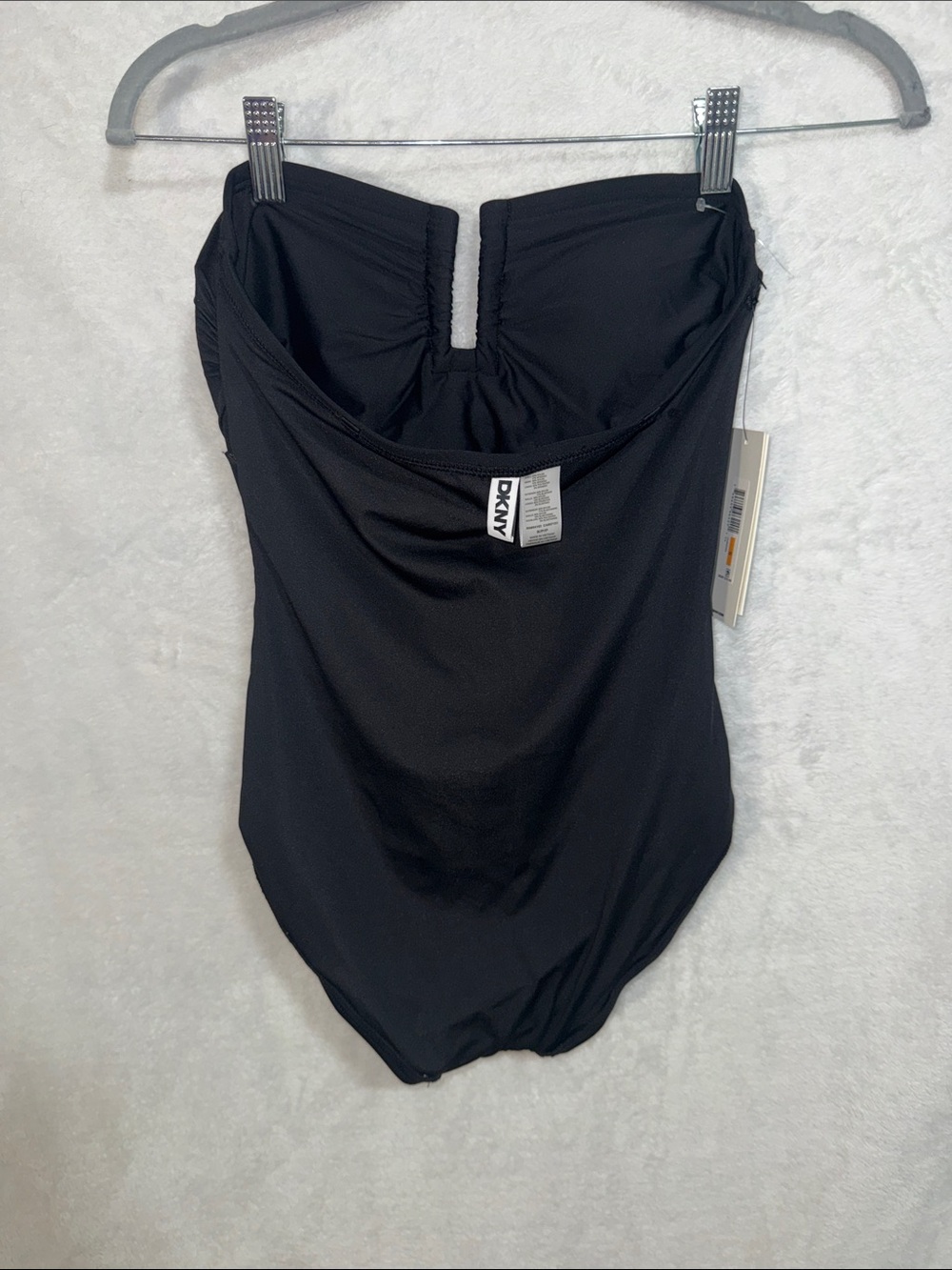 Dkny Black Strapless One-Piece Swimsuit - Picture 7 of 10